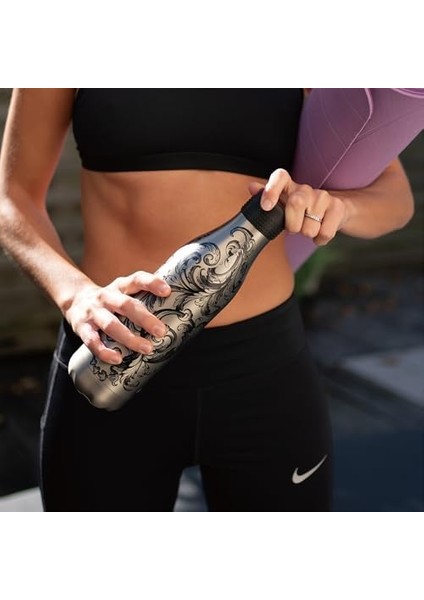 Artistes Paris 500ML Çift Katmanlı Paslanmaz Çelik Isı Yalıtımlı Termos Tattoo | Sızdırmaz, Bpa Içermez, 12 Saat Sıcak & 24 Saat Soğuk Tutma Kapasitesi | Şık ve Hediye Seçeneği