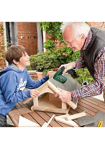 Akülü Zımba Veya Çivi Çakma Tabancası (Entegre Akü, 3.6 Volt, 30 Darbe/dak, Metal Kutuda) modelleri