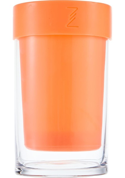 Menashop Zest Glass Çatal/kaşıklık - Turuncu