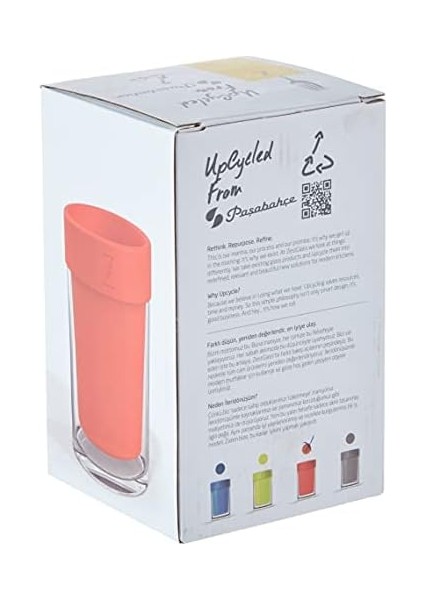 Menashop Zest Glass Çatal/kaşıklık - Turuncu