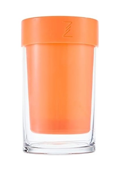Menashop Zest Glass Çatal/kaşıklık - Turuncu