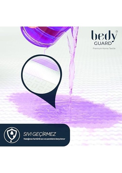 Menashop Guard Ultra Soft Sıvı Geçirmez Yastık Koruyucu Alez 2 Adet