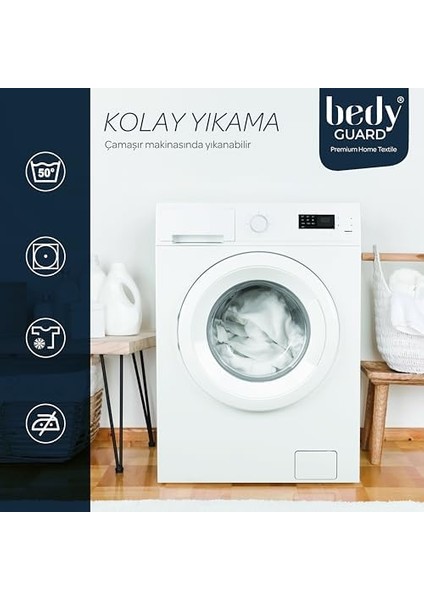 Menashop Guard Ultra Soft Sıvı Geçirmez Yastık Koruyucu Alez 2 Adet
