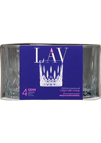 Odin 4'lü Meşrubat Bardağı modelleri