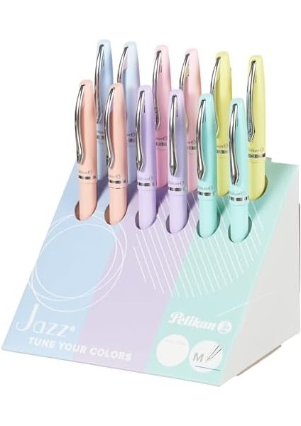 Jazz Pastel Tükenmez Kalem 12LI Display