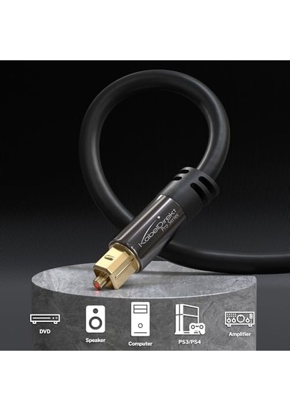 - Optik Kablo/toslink Kablosu - 2m (Toslink Optik Dijital Kablo-Toslink, Ses Çubuğu, Stereo Sistem, Ev Sineması, Xbox One ve Ps4'ü Bağlamak Için Ses Kablosu)