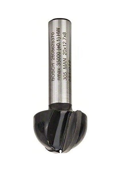 Aksesuarı 2608628370 Oyuklu Freze Ç 8 Mm, R1 10 Mm, Çap 20 Mm, L 12,7 Mm, G 46 mm