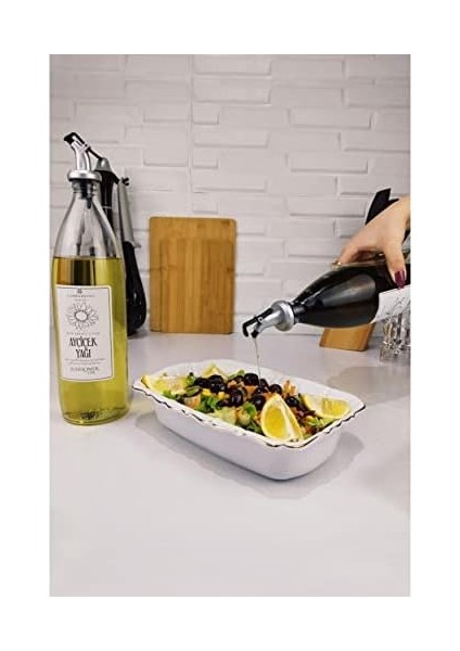 Vetro 2'li Zeytinyağı ve Sıvıyağ Şişesi Yağdanlık 1000 ml SH-003 modelleri