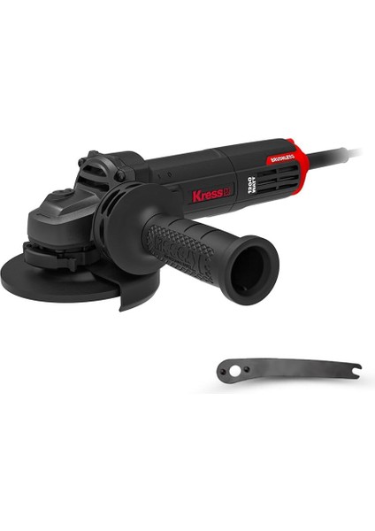 Menashop KUS26 1200WATT 125MM Kömürsüz Motor Profesyonel Avuç Taşlama
