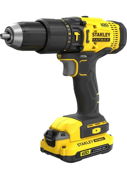 SCD711C2K-TR 18V 1.5AH V20 Li-Ion, Çift Akülü, Kömürlü, Darbeli Matkap