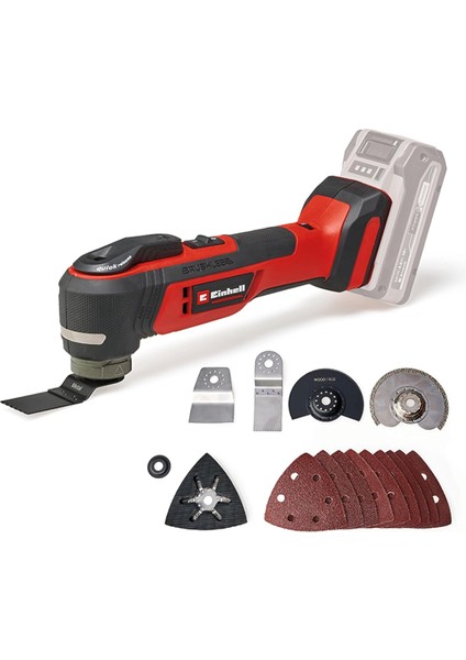 Professional Akülü Çok Fonksiyonlu Alet Tp-Mg 18 Li Bl-Solo Power X-Change (18 V, Kömürsüz, 3 Fonksiyon, Manyetik Alet Adaptörü, Aksesuarlar Dahil, Aküsüz)
