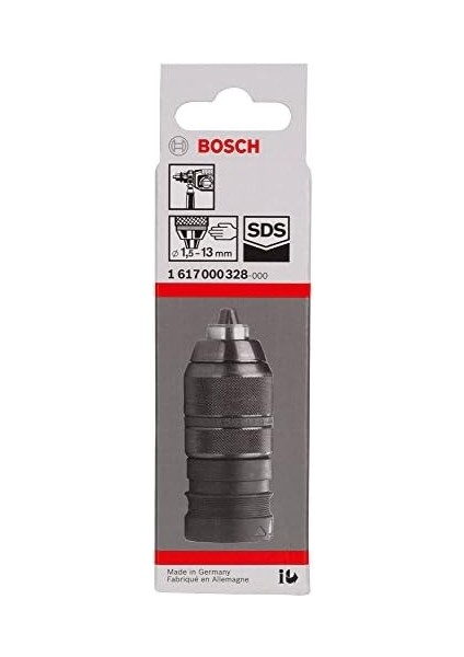 Aksesuar 1617000328 Adaptörlü Hızlı Sıkıştırmalı Matkap Aynası 1,5 ¿ 13 Mm, Sds-Plus
