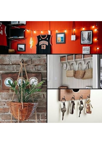 Menashop Kanca Açık Uçlu Vidalı Galvaniz Kaplı 19 x 70 cm 10 Adet