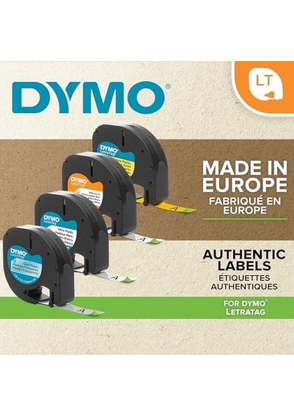 S0721630, Letratag Plastik Şerit (12 mm x 4 Mt), Kırmızı (59424) fiyatları