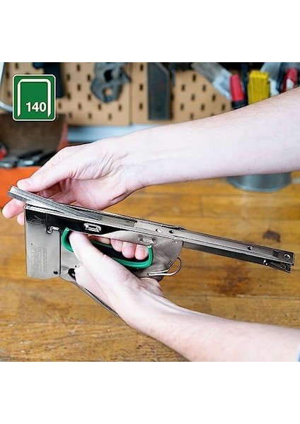 Zımba Teli Tip 140, 6 mm Zımba, 5000 Adet Büyük Paket, Ahşap ve Folyolar Için Yassı Tel Kıskaçlar