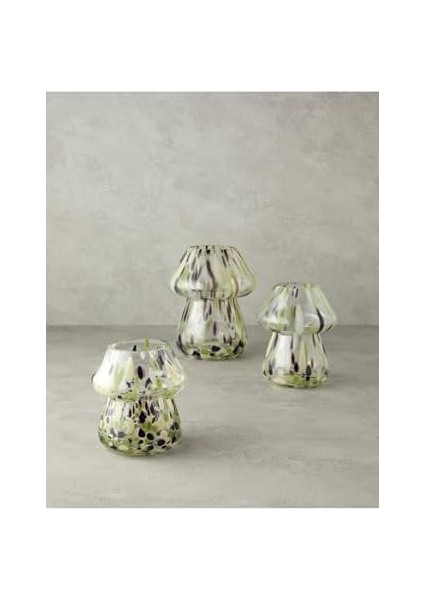 Menashop Home Mushroom Cam Vazo Multicolor