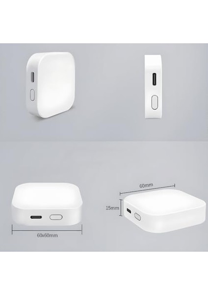Menashop Uyumlu Zigbee + Bluetooth Köprü Cihazı Type-C Girişli (Tuya, Smart Life Uyumlu Gateway Hub)