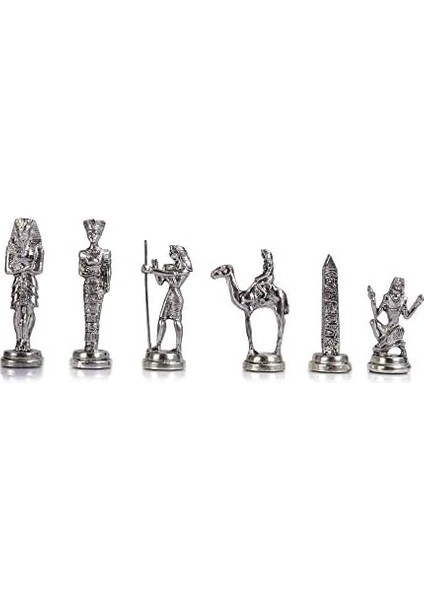Büyük Boy Metal Mısır Satranç Tk. Parlak ve Mermer Desenli Sandıklı Mdf(36 x 36 x 6 Cm.) fiyatları