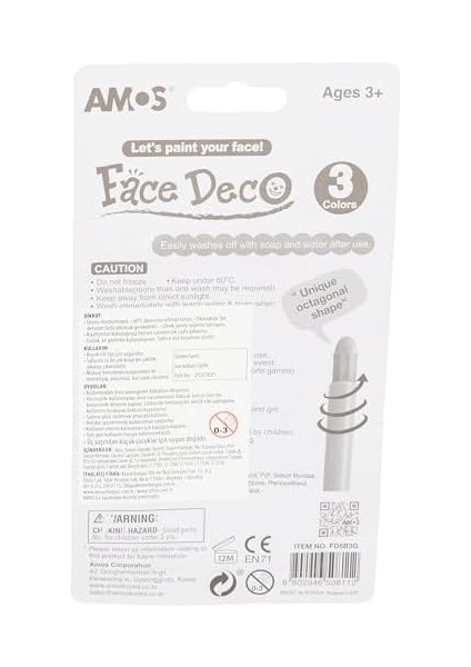 Face Deco Yüz Boyası - 3 Renk