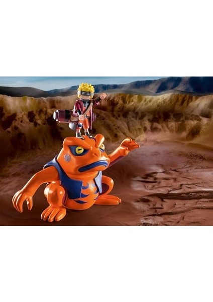 Naruto Shippuden 70667 Naruto Vs Pain, Krater Taban Plakası ve Dev Kurbağa Gamakichi ile Heyecan Verici Düello, 5 Yaş ve Üzeri Çocuklar Için Oyuncak