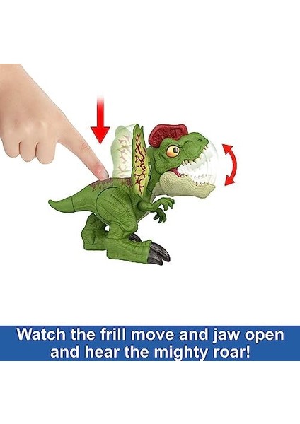 Jurassic World Uncaged Interaktif Dilophosaurus Figürü