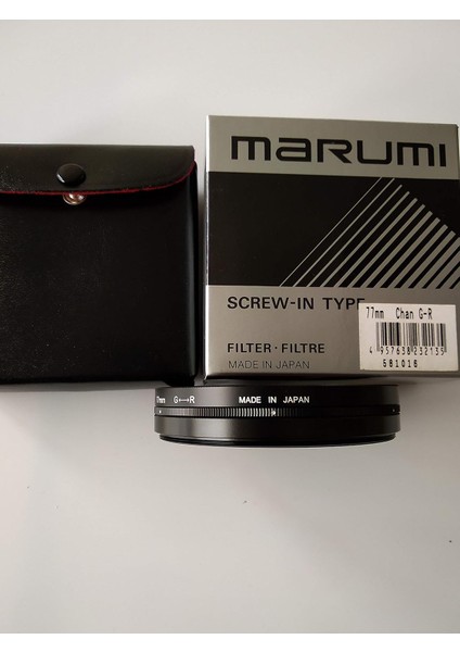 Değiştirilebilir G-R ( Yeşil - Kırmızı ) 77MM Renk Efekti Filtresi