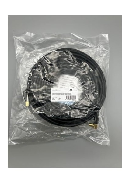 Menashop - 4K Anten Kablosu, Koaksiyel Kablolar - 90° Açılı - 15M - Dijital ve Analog Tv Kablosu - 0,5-20M Arasında Mevcut (Açılı Fiş/açılı Dişi Uç, Dvb-C/dvb-T/dvb-S Için, Siyah) modelleri