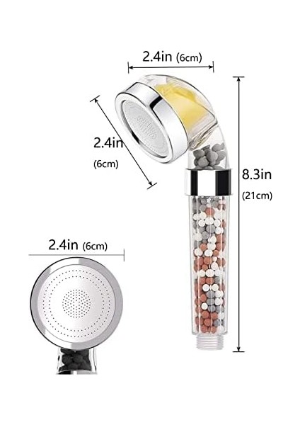 Supply Su Filtreli Duş Başlığı Tasarruflu,vitaminli,parfümlü Klor ve Florür Su Filtreli modelleri