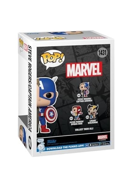 Pop! Marvel: Split - Kaptan Amerika/steve Rogers