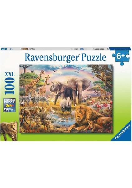 132843 100 Parçalı Puzzle Vahşi Hayvanlar
