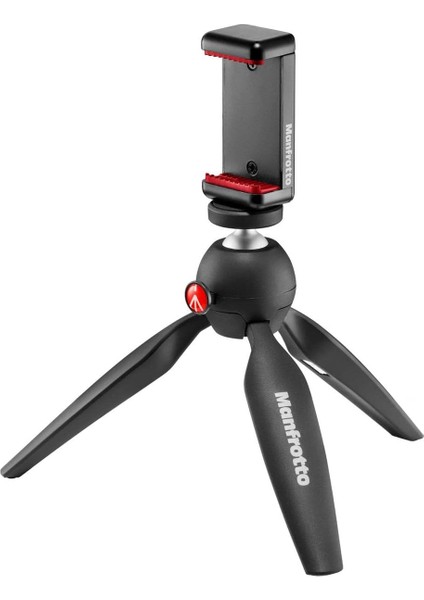 Menashop Mkpixiclamp-Bk Manfrotto Mkpixiclamp-Bk Mini Tripod Bk W/phone Cl, Siyah