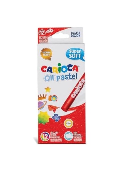 Yağlı Pastel Boya Kalemi 12'li