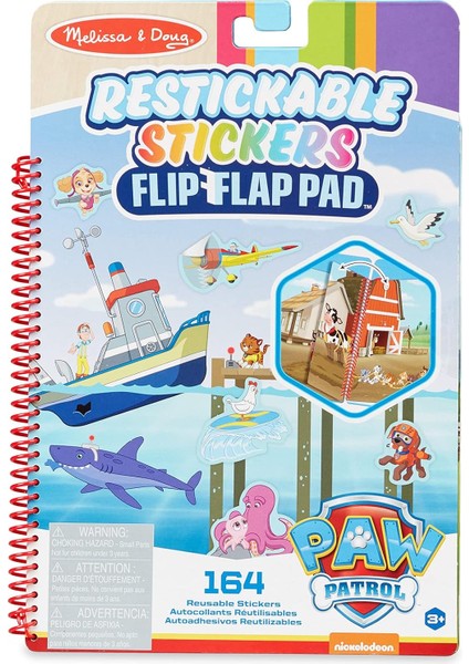 & Doug Paw Patrol den Kullanılabilir Çıkartma Defteri - Macera Koyu