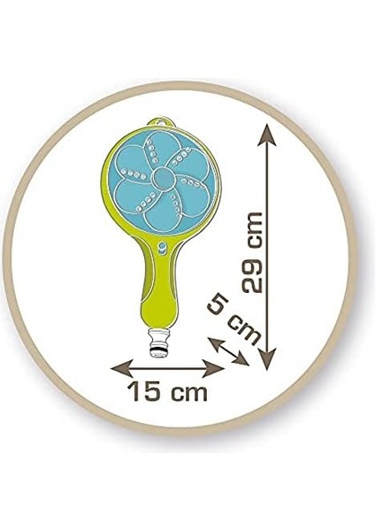 810914, Oyun Evleri Bağçe Sulama Başlığı Eklentisi, Smoby Evleri Ile Uyumlu, Kolay Kullanım, Sabitleme Aparatı ile Birlikte, Shower