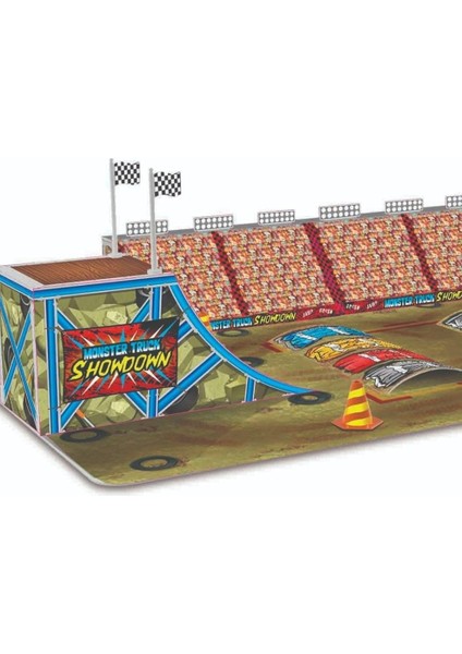 Fresh Metal Build-N-Play Monster Truck Arena Set