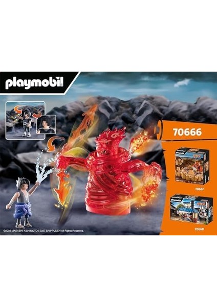 Naruto Shippuden 70666 Sasuke Vs Itachi, Mangekyou Sharingan ve Enerji Ruhu Susano'o ile Etkileşimli Kardeş Savaşı, Itachi'nin Intikamı, 5 Yaş ve Üzeri Çocuklar Için Oyuncak