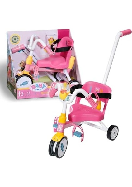 Born, Zapf Creation Oyuncak 3 Tekerlekli Bisiklet, 834299, Renkli fiyatları