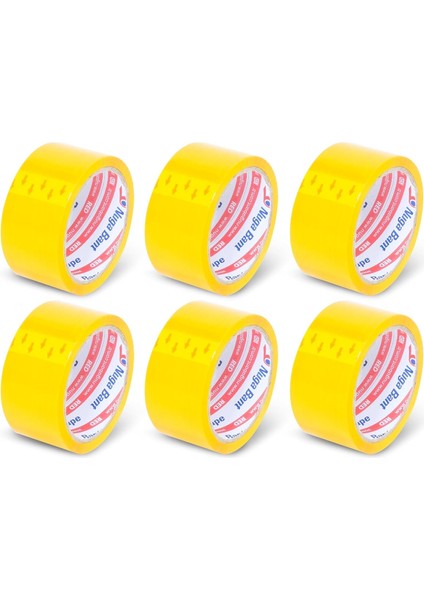 45 mm x 40 mt Sarı Koli Bandı 6 Adet