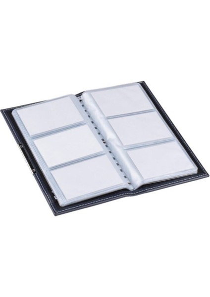 Kartvizit Albümü 3 Sıralı 144 Kartlık Business Card Album Vegan 12X21 cm fiyatları
