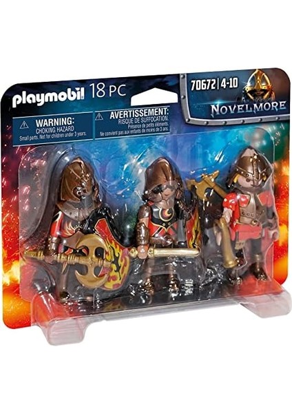 70672 Novelmore 3'lü Set Burnham Raiders, Çok Renkli fiyatları