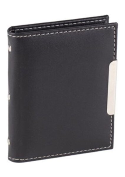 Kartvizit Albümü 2 Sıralı 96 Kartlık Business Card Album Vegan 11,5X14 cm