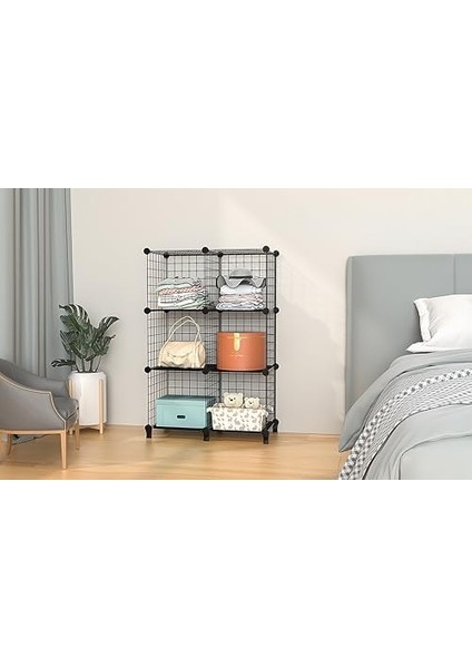 Dekoratif Tel Dolap - 6 Küp