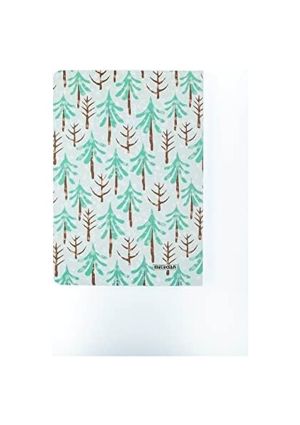 Lotus A5 Çam Ağacı Desenli Sert Karton Kapaklı 2023 Haftalık Ajanda, 128 Yaprak, Çizgisiz modelleri