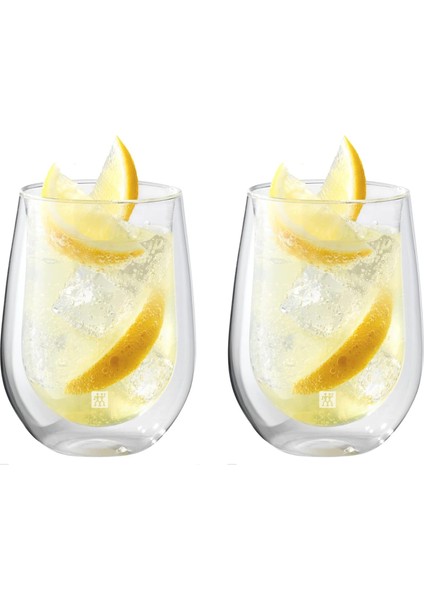 Sorrento Çift Camlı 2'li Meyvesuyu Bardağı Seti - 355 ml
