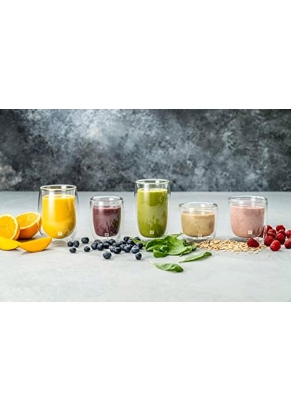 Sorrento Çift Camlı 2'li Meyvesuyu Bardağı Seti - 355 ml