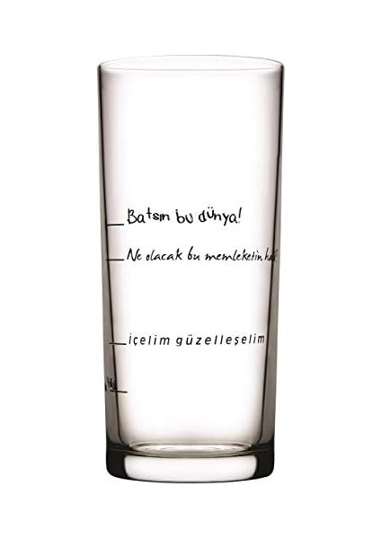 Içelim Güzelleşelim Rakı Bardağı, 205 Ml, 6 Parça modelleri