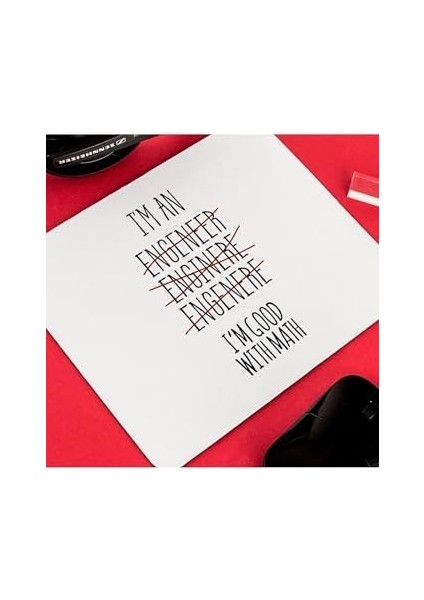 Menashop Mühendis Sevgiliye Hediye Engineer Mousepad - Mouse Pad - Fare Altlığı