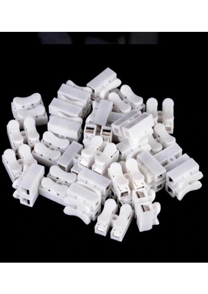 Mandallı Vidasız Klemens Basmalı Tip 2 Li 2 Pin 50'li Paket fiyatları