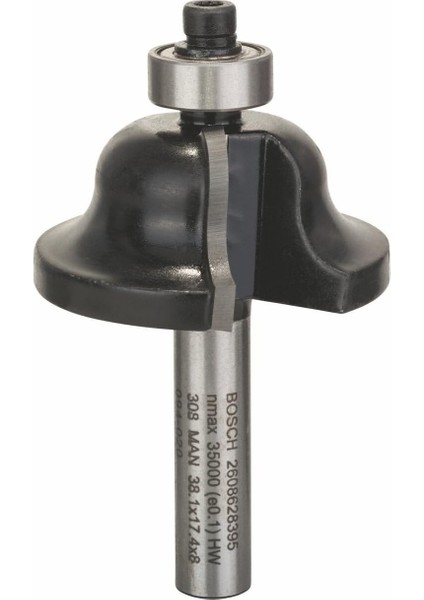 2 608 Aksesuarı 628 395 Profil Freze B 8 Mm, R1 6,3 Mm, B 12,7 Mm, L 17,4 Mm, G 61 mm