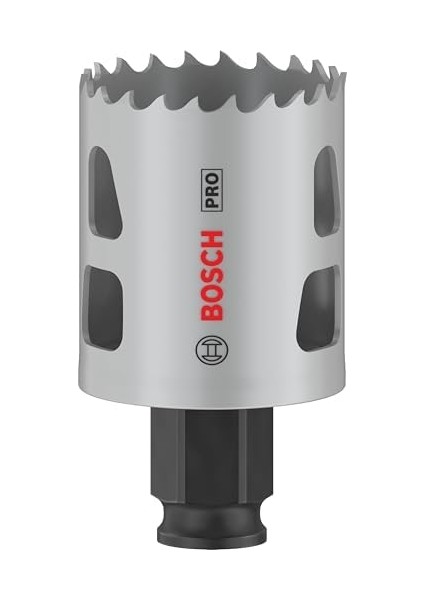 1 x Pro Multi Material Power Change Plus Delik Testeresi (Yumuşak Ahşap, Alçıpan Duvar Için, Ø 41 Mm, Profesyonel Aksesuar, Matkap/tornavida Için)